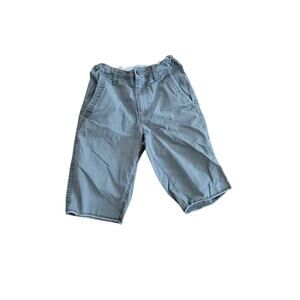 Old Navy Boys Gray Twill Shorts - Size‎ 10 - Adjustable Waist Casual